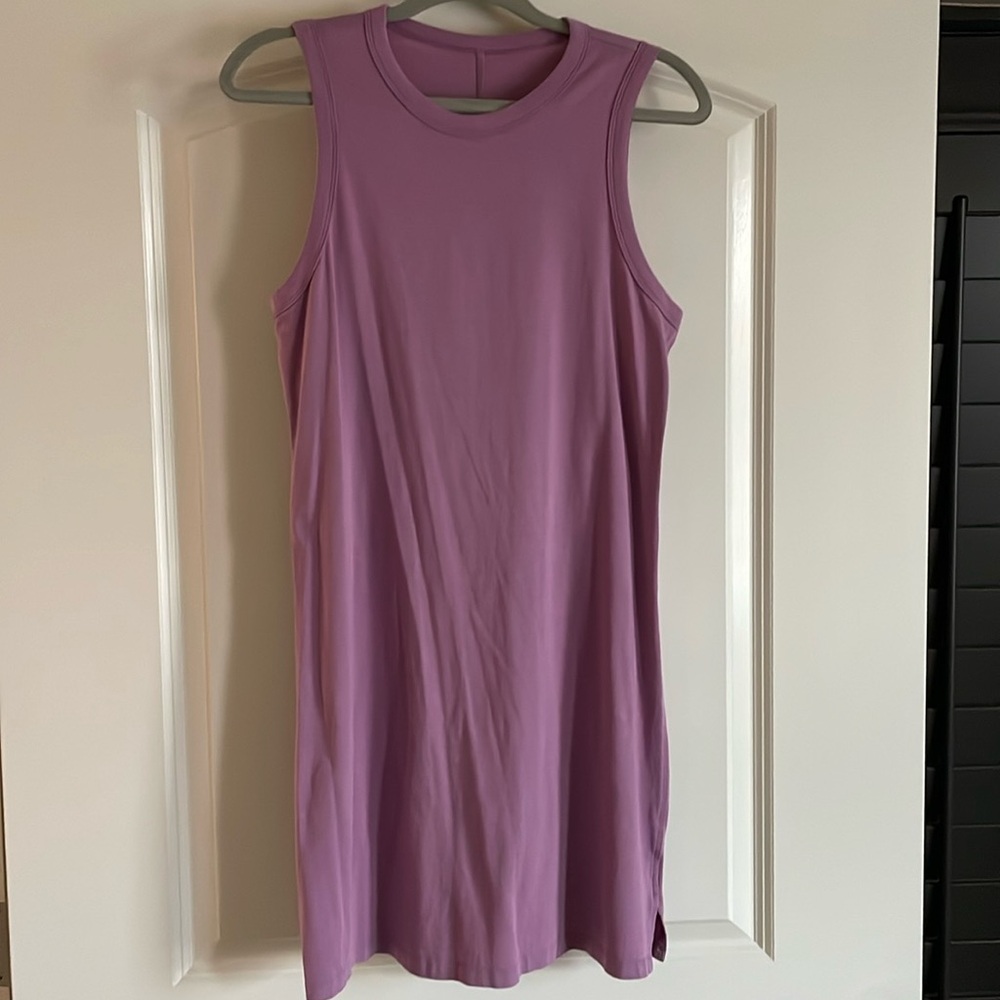 Lululemon classic-fit cotton-blend dress velvet dust size 6